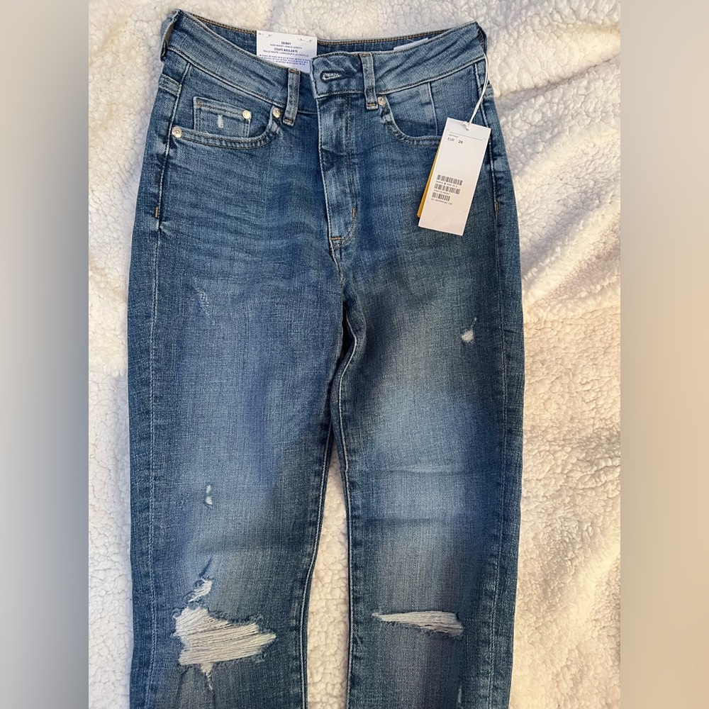 Womens High Waisted Skinny jeans